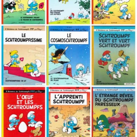 troc de  RECHERCHE des BD de schtroumpf, sur mytroc