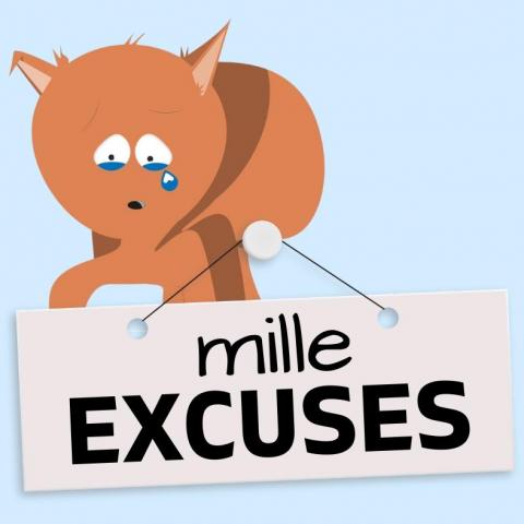 troc de  Mille Excuses !, sur mytroc