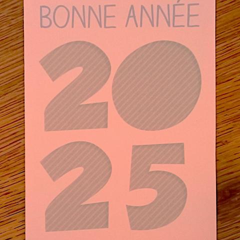 troc de  Carte "BONNE ANNEE 2025"., sur mytroc