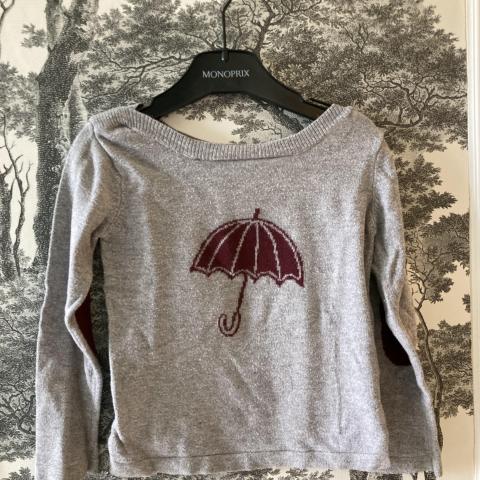 troc de  Pull gris à motif 3-4 ans, sur mytroc