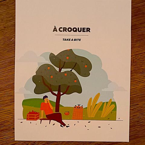 troc de  Affichette "A croquer"., sur mytroc