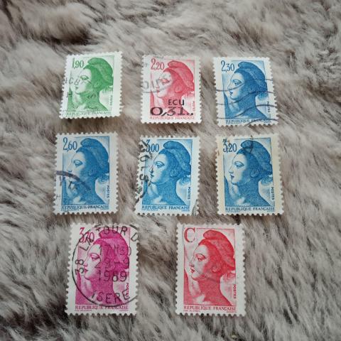troc de  Réservé Lot timbres liberté de Gandon, sur mytroc