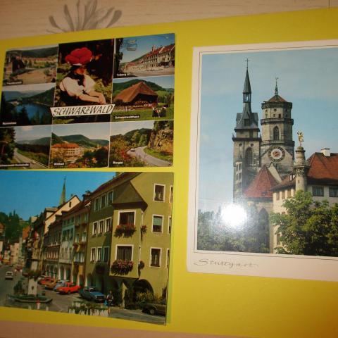 troc de  3 cartes postales Europe, sur mytroc