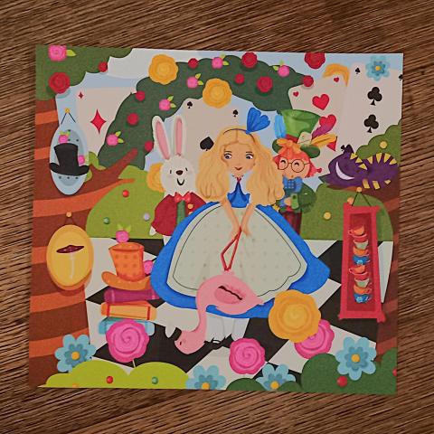 troc de  Affichette "Alice au pays des merveilles"., sur mytroc