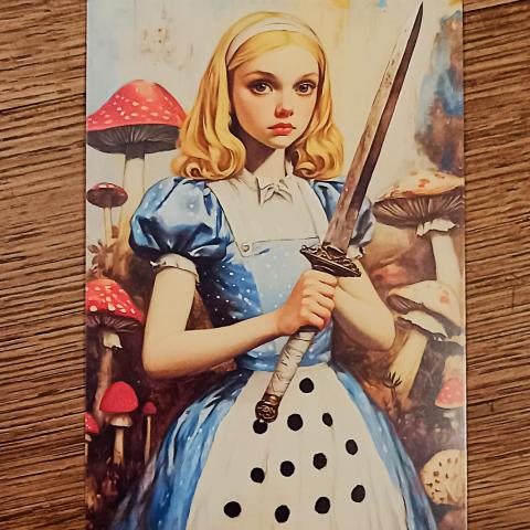 troc de  Carte postale "Alice in wonderland"., sur mytroc