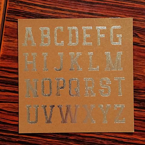 troc de  Papier créatif "Alphabet"., sur mytroc