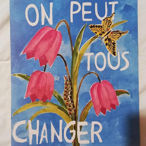 troc de  Affiche "On peut tous changer"., sur mytroc