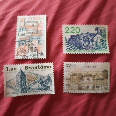 troc de  Réservé Lot timbres ville années 1980, sur mytroc
