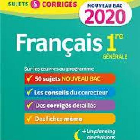 troc de  L.Scol. - Annales Annabac 2020 Français 1re générale, sur mytroc