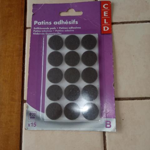 troc de  Expedies Patins adhésifs ronds diamètre 20mm, sur mytroc