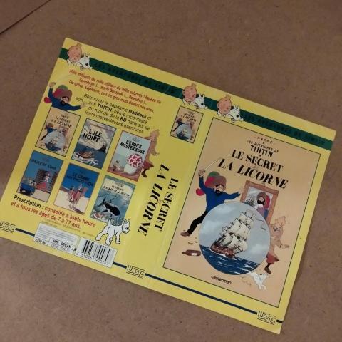 troc de  Jacquette VHS Tintin - Le secret de la licorne, sur mytroc