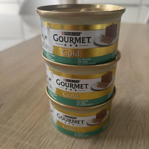 troc de  3 boîtes Gourmet gold au lapin, sur mytroc