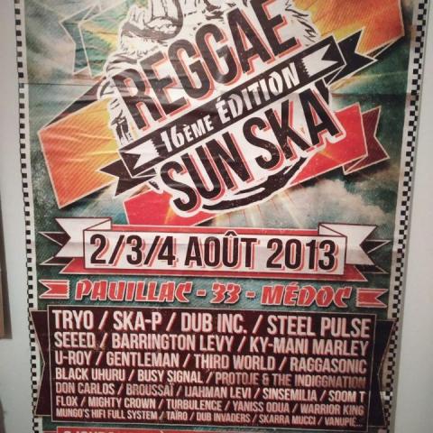 troc de  Affiche reggae Sun ska 2013, sur mytroc
