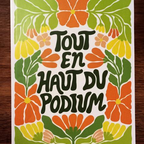 troc de  Affiche "Tout en haut du podium"., sur mytroc