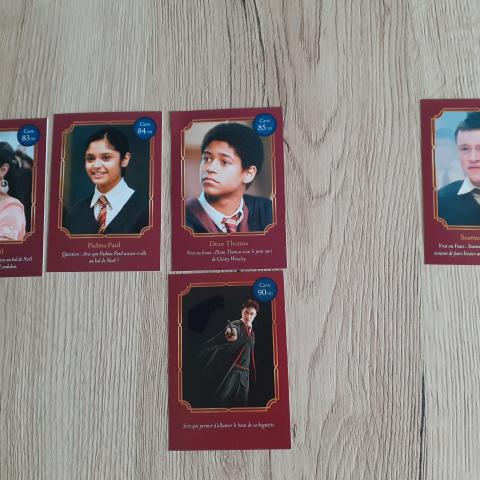 troc de  Cartes collection Harry Potter N°83 au n°90-lot incomplet, sur mytroc