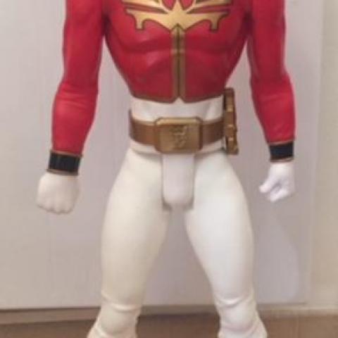 troc de  Figurine géante Power Ranger rouge - 80 cm, sur mytroc