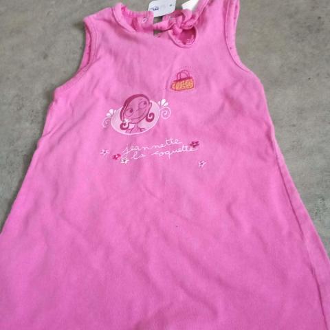 troc de  robe rose 1 an dessin jeanette la coquette, sur mytroc