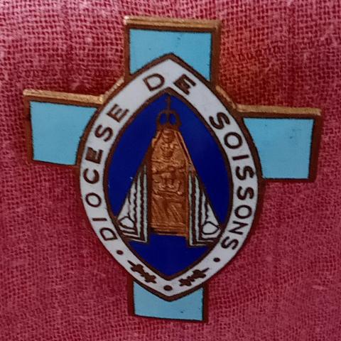 troc de  Médaille Broche Diocèse Catholique De Soissons, sur mytroc