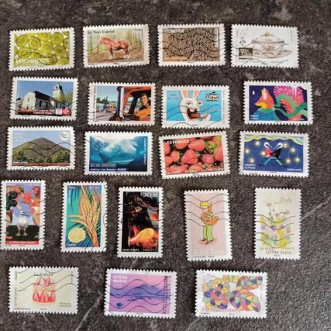 troc de  Lot 20 Timbres Rompu de Diverses Séries, sur mytroc