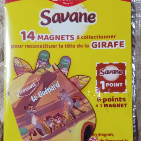troc de  Magnet Savane Girafe Le Guépard, sur mytroc