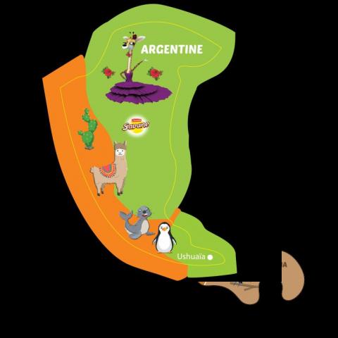 troc de  Magnet Savane (Brossard) - Amérique du Sud, sur mytroc