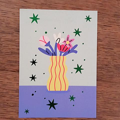 troc de  Carte postale "Fleurs dans le vase"., sur mytroc