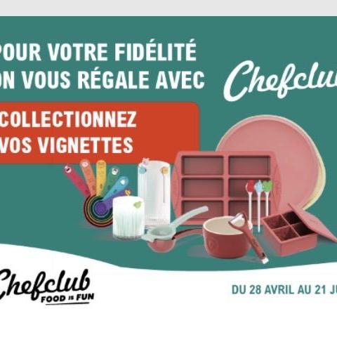 troc de  10 vignettes en dématérialisées ChefClub Leclerc, sur mytroc