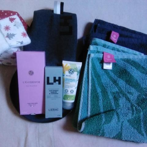 troc de  RESERVE et envoyé lot cosmétique, salle de bain, NEUF, sur mytroc