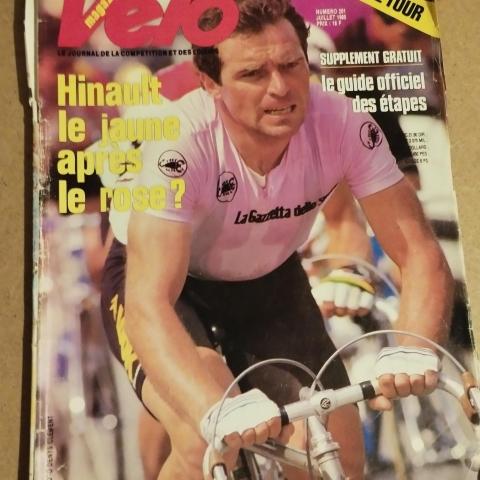 troc de  Vélo magazine Bernard Hinault - Juillet 1985, sur mytroc