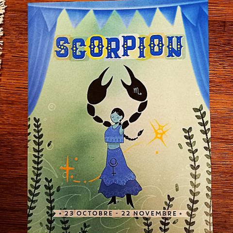 troc de  Affiche astro. "Scorpion"., sur mytroc