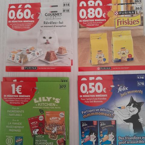 troc de  Bons de réductions pour animaux, sur mytroc