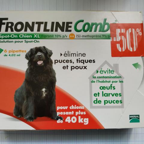 troc de  Bt 6Pipettes Frontline Congo pour chien + 40 kg, sur mytroc
