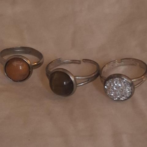 troc de  Lot 3 bagues reglables, sur mytroc