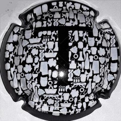troc de  Capsule Champagne Trudon Noir et blanc, sur mytroc