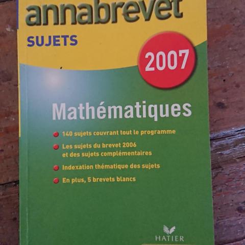 troc de  Livre Annabrevet Mathématiques, sur mytroc