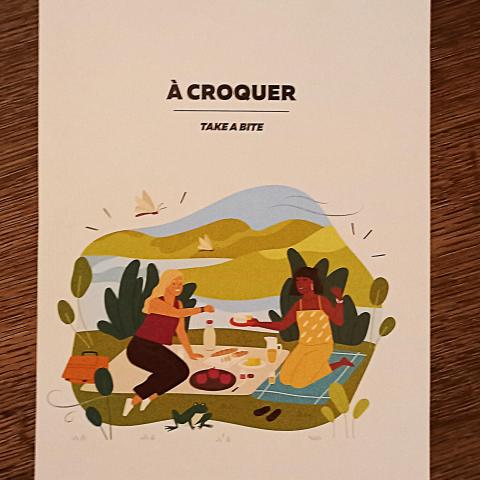 troc de  Affichette "A croquer"., sur mytroc