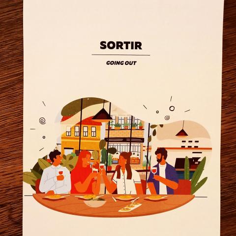 troc de  Affichette "Sortir"., sur mytroc