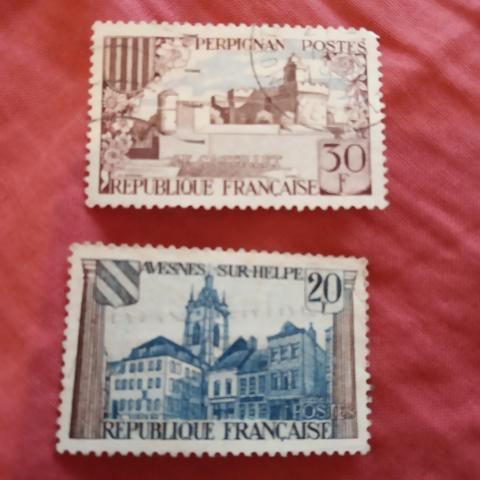 troc de  Réservé Lot timbres Tricentenaire du Traité des Pyrénées 1959, sur mytroc
