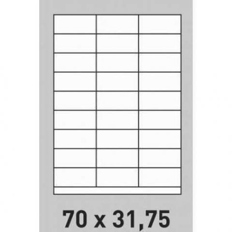 troc de  15 pages de 24 étiquettes pour imprimante format 70x35, sur mytroc