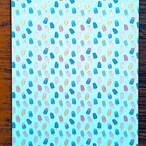 troc de  Papier créatif "Glaces"., sur mytroc