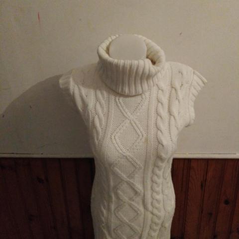 troc de  Robe laine col roulé sans manche taille 38, sur mytroc