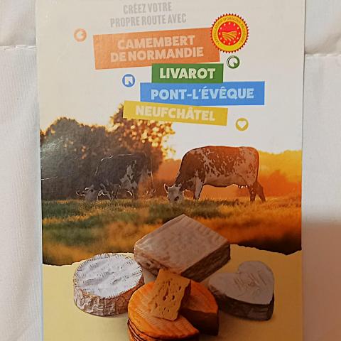 troc de  Carte touristique des fromages de Normandie., sur mytroc