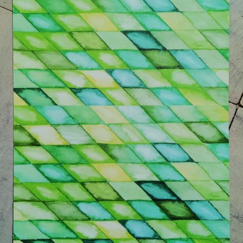 troc de  Papier créatif "Nuances de vert"., sur mytroc