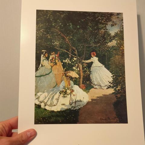 troc de  Affiche reproduction tableau Monet, sur mytroc
