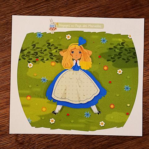 troc de  Affichette "Voyages au pays des merveilles"., sur mytroc