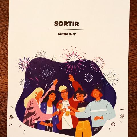 troc de  Affichette "Sortir"., sur mytroc