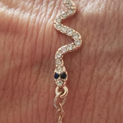 troc de  Réserve Bracelet serpentin argent et strass Collection H&Co, sur mytroc