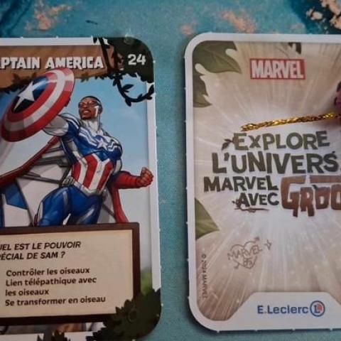 troc de  Carte marvel 24 captain america, sur mytroc