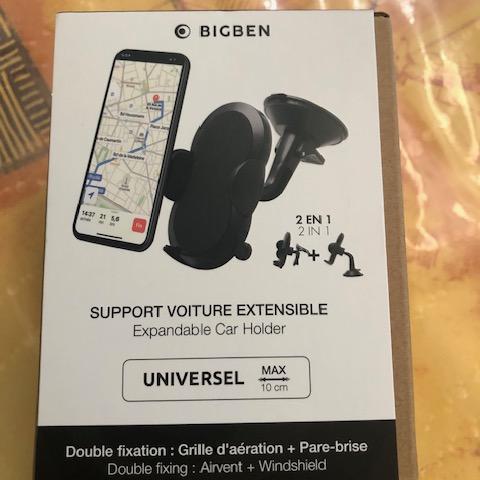 troc de  BigBen Connected - support de voiture pour smartphone avec fixation à ventouse (neuf), sur mytroc