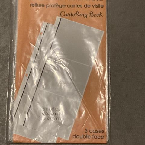 troc de  10 pochettes pour ranger les cartes de visite, sur mytroc